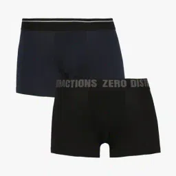 yousta Men Pack of 2 Trunks with Elasticated Waistband image 1