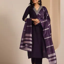 gerua by libas Women Embroidered Straight Kurta Suit Set image 1