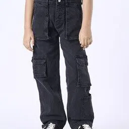 ed-a-mamma Girls Mid-Rise Relaxed Cargo Jeans-picture-52