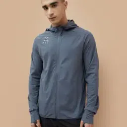kappa Men Regular Fit Hoodie with Full Sleeves-picture-52