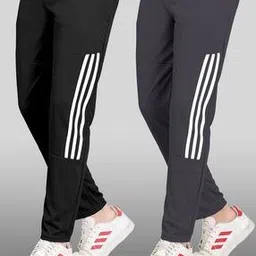 buda jeans co Men Pack of 2 Striped Track Pants with Slip Pockets-picture-32