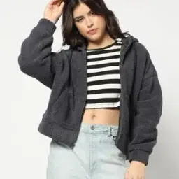 yousta Women Sharp Front-Open Relaxed Fit Hoodie-picture-21