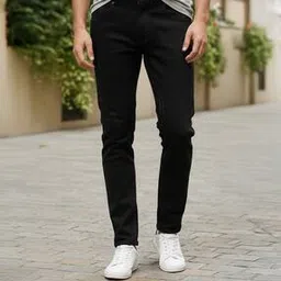 Shein Full Length Fly With Button Closure Distressed Jeans-picture-23