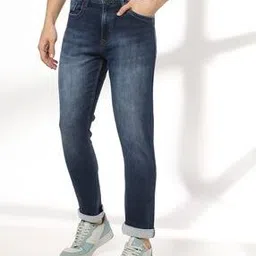 dnmx Men Mid-Wash Slim Fit Jeans-picture-24