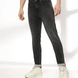 dnmx Men Mid-Wash Slim Fit Jeans-picture-35