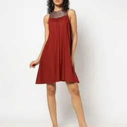 Women Embroidered A-Line Dress-image-91