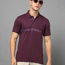 Men Printed Regular Fit Polo T-Shirt-image-2