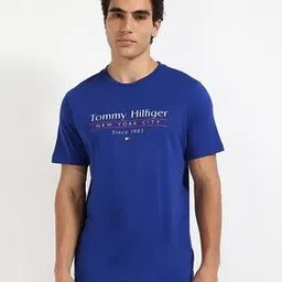 tommy hilfiger Men Brand Print Regular Fit Cotton Crew-Neck T-Shirt-picture-31