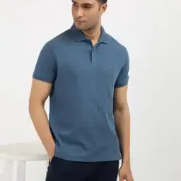 tommy hilfiger Men Waffle-Knit Regular Fit Organic Cotton Polo T-Shirt-picture-12