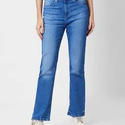 spykar Women Mid-Wash Bootcut Jeans-picture-22