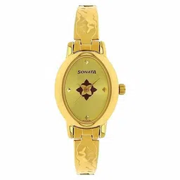 sonata Women Water-Resistant Analogue Watch-NT8100YM04 image 1