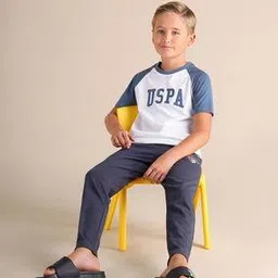 u.s. polo assn. Boys Brand Print Crew-Neck Lounge T-Shirt - LKE01-picture-30