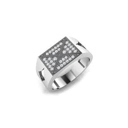 iski uski Aarav Gold Diamond Mens Ring-picture-38