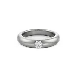 emori Men White Gold Sleek Round Lab Grown Diamond-Studded Band Ring-picture-48
