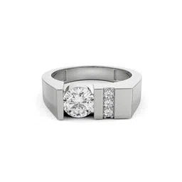 emori Men Classic Round Solitaire Wedding Lab Grown Diamond Band Ring-picture-24
