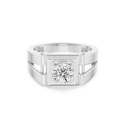 emori Men White Gold Brandon Bold Lab Grown Diamond-Studded Band Ring-picture-35