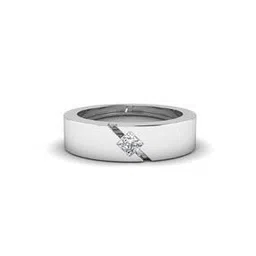 shine eternal Men White Gold Lab Grown Diamond-Studded The Luminescence Band Ring-picture-17