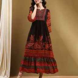 biba Women Printed Tiered Dress-picture-4