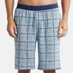 IM02 Tencel Micro Modal Cotton Elastane Stretch Regular Fit Sleep Shorts with Side Pockets-image-22