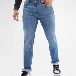 spykar Men Mid-Wash Rover Tapered Fit Jeans-picture-14