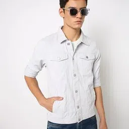 the indian garage co Slim Fit Denim Trucker Jacket-picture-15