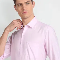 arrow Men Slim Fit Shirt with Patch Pocket image 1