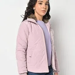 fort collins Quilted Zip-Front High-Neck Jacket with Insert Pockets-picture-29