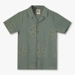 yb dnmx Boys Floral Print Regular Fit Shirt-picture-26