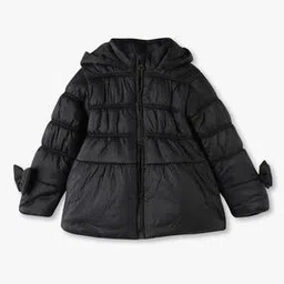 Girls Front -Open Puffer Jacket-image-84