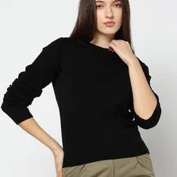 yousta Women Regular Fit Round-Neck Pullover-picture-23