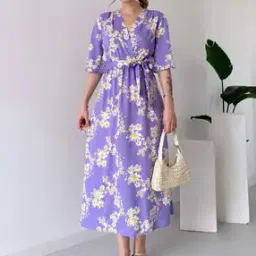 leia Women Floral Print Fit & Flared Dress-picture-25