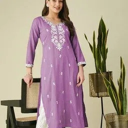 forkey Women Embellished Straight Kurta-picture-10
