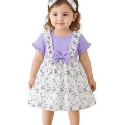shopivate store Girls Floral Print Fit & Flared Dress-picture-19