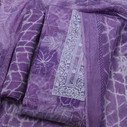 mbz.in by meena bazaar Women Cotton Unstitched Dress Material   image 1