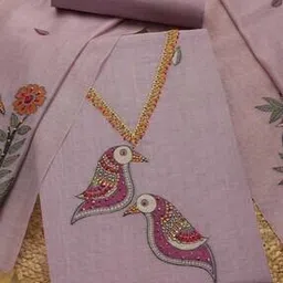 soch Women Self-design Unstitched Dress Material-picture-34