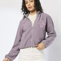 rio Women Embroidered Regular Fit Zip-Front Sweatshirt-picture-32