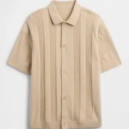 gap kids Boys Ribbed Relaxed Fit Shirt image 1
