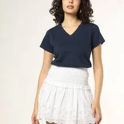 fyre rose Women Regular Fit V-Neck T-Shirt-picture-44