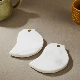 fabindia Set of 2 Kuhu Stone Coasters image 1