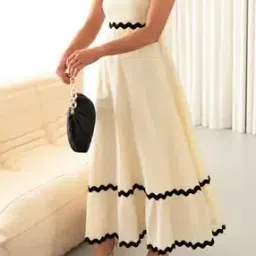 honky tonky Women Laced Fit & Flare Dress-picture-14