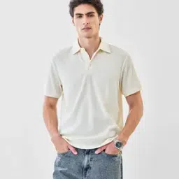 Men Polo T-Shirt with Short Sleeves-image-3