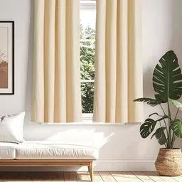 home centre Set of 2 Woven Light Filtering Window Curtains -picture-17