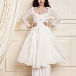 ph poshakhub Women Embroidery Anarkali Kurta image 1