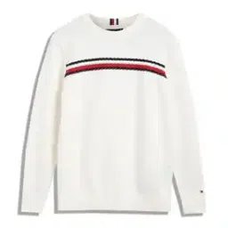tommy hilfiger Round-Neck Stripes Sweater-picture-36