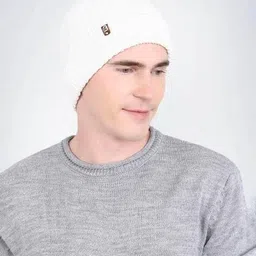 bharatasya Men Striped Cotton Beanies image 1