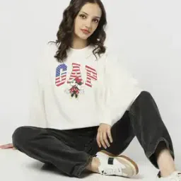 gap Women Mickey Mouse Print Relaxed Fit Sweatshirt-picture-27