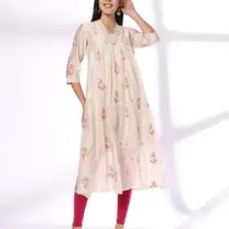 avaasa mix n' match Women Printed Flared Kurta-picture-31