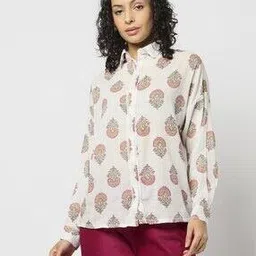 yousta Women Floral Printed Oversized Shirt-picture-42