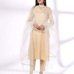 avaasa mix n' match Women Striped Dupatta-picture-1