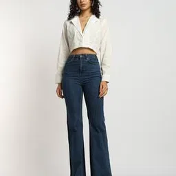 svrnaa by azorte Embroidered Crop Length Jacket-picture-47